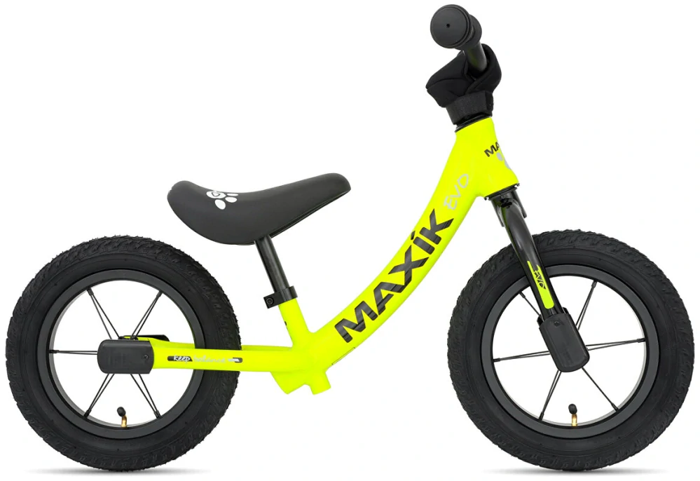 Odrážedlo MAXÍK Evo Lite fluo žlutá/černá