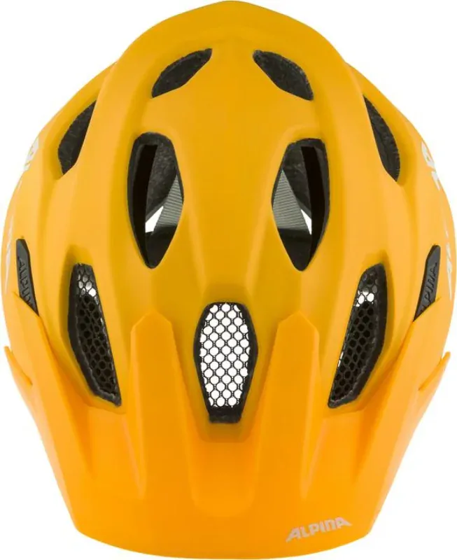 Přilba Alpina CARAPAX Junior burned-yellow matt 51-56cm bez blikačky