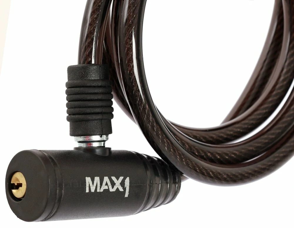 Zámek spirála MAX1 1500x8 mm černý
