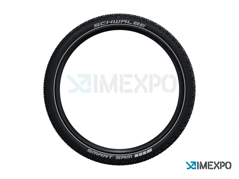 Plášť 29" Schwalbe Smart Sam Plus 29x2.35/60-622 Addix DoubleDefense GreeenGuard reflexní pruhy