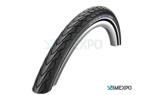 Plášť 28" SCHWALBE Marathon Racer 30-622 RaceGuard černá+reflexní pruh