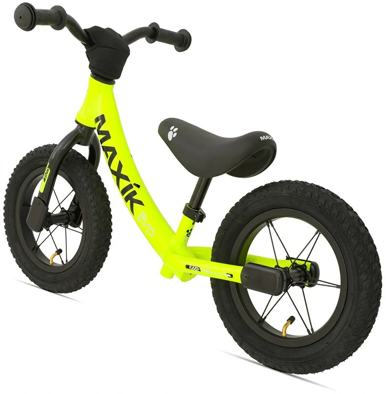 Odrážedlo MAXÍK Evo Lite fluo žlutá/černá