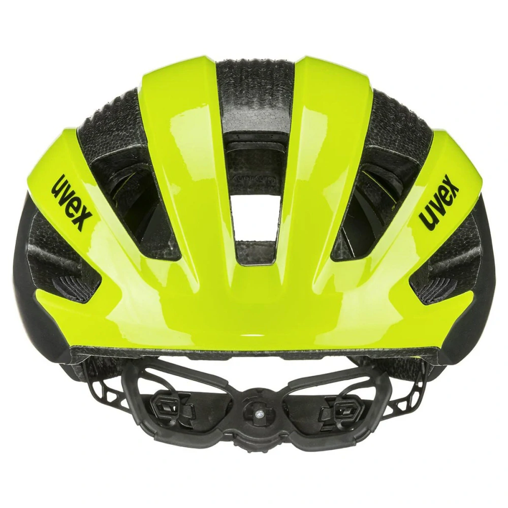 Přilba UVEX RISE CC NEON YELLOW-BLACK MAT 52-56cm