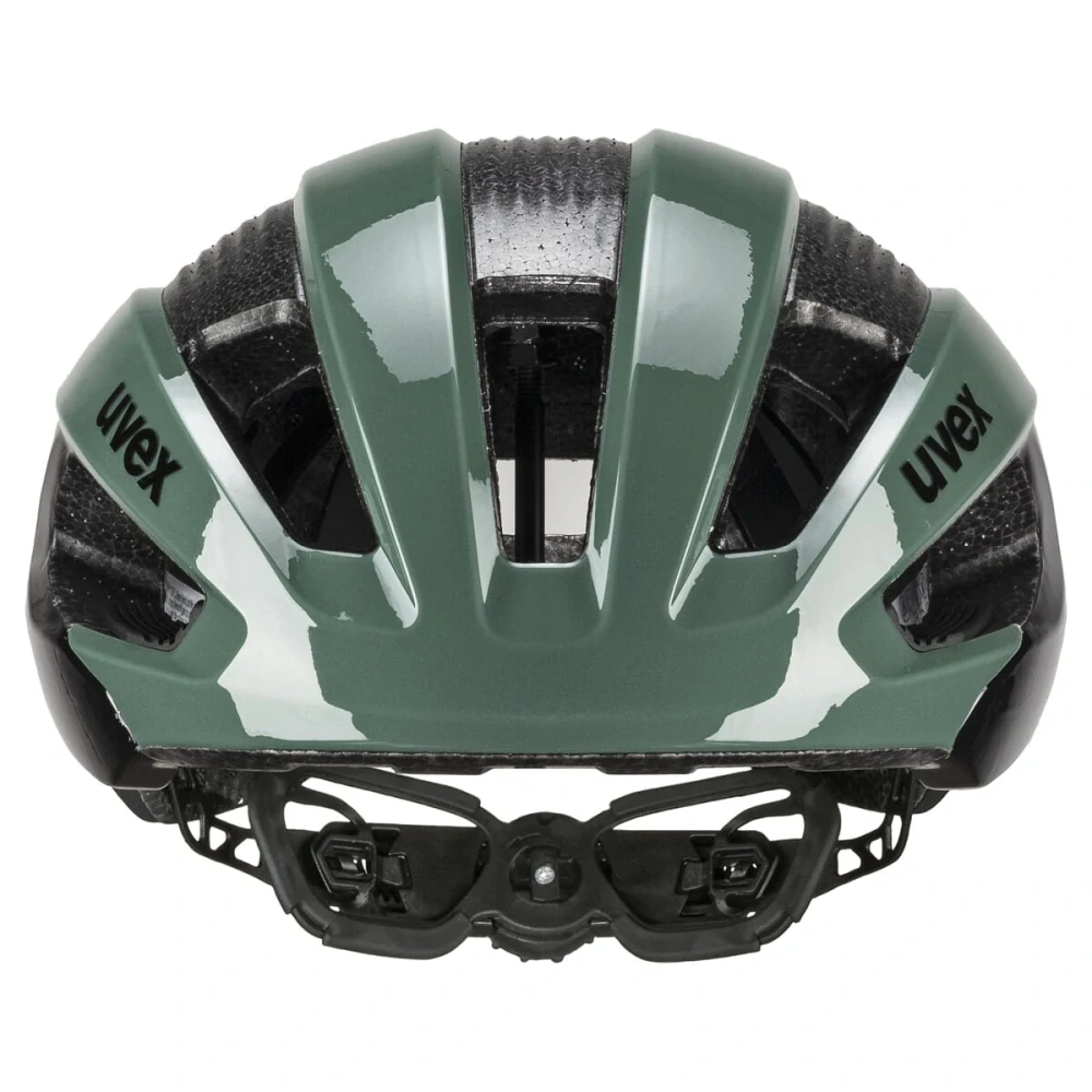 Přilba UVEX RISE MOSS GREEN-BLACK 52-56cm