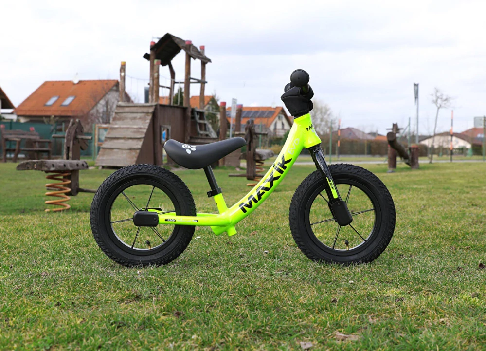 Odrážedlo MAXÍK Evo Lite fluo žlutá/černá