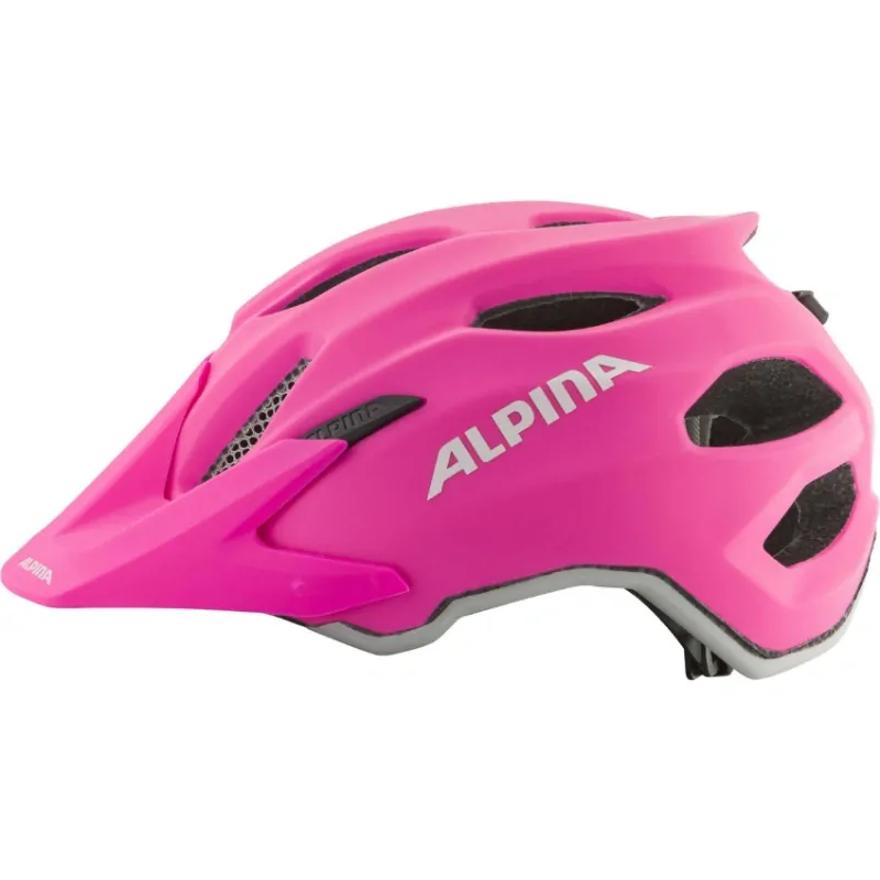 Přilba Alpina CARAPAX Junior shocking-pink matt 51-56cm bez blikačky