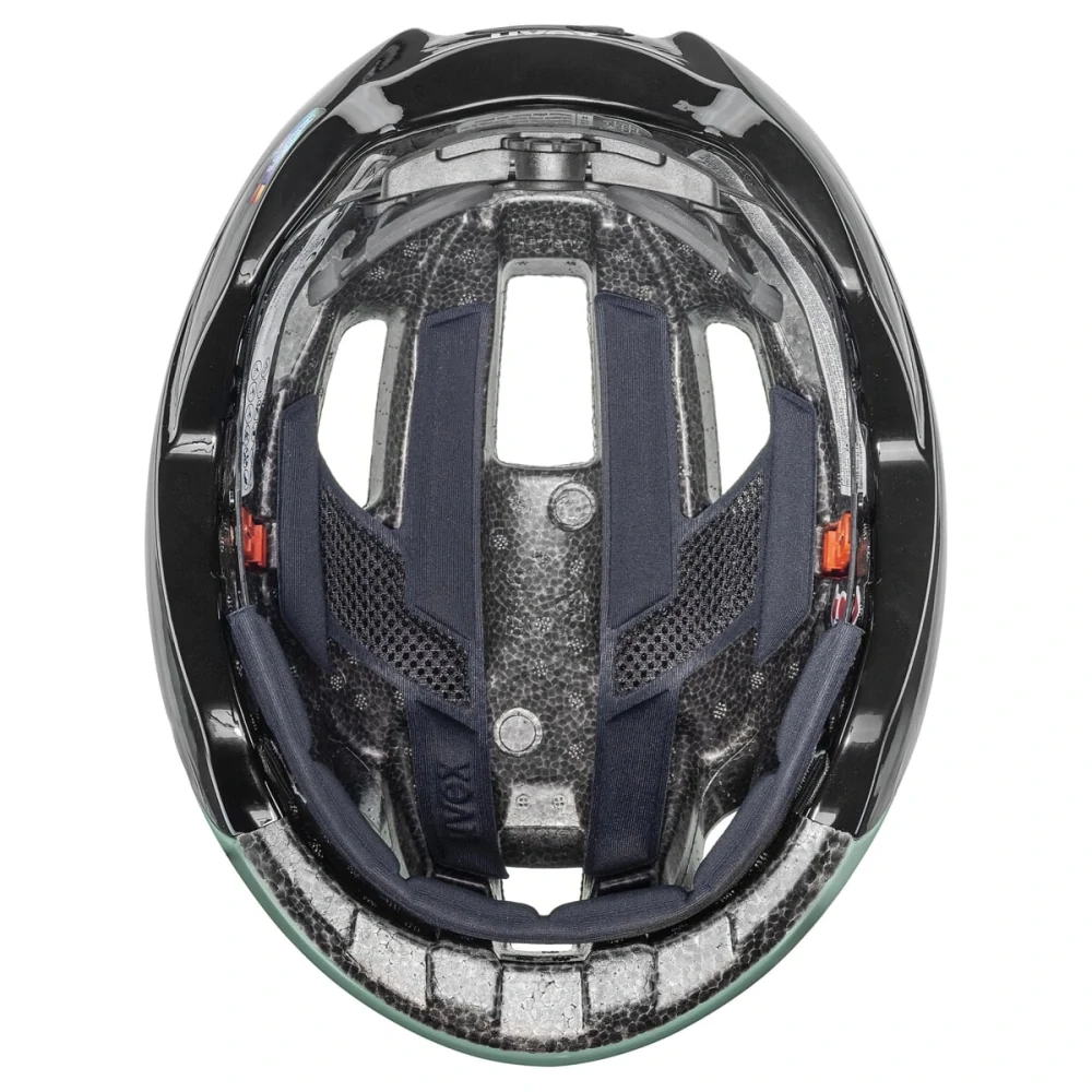 Přilba UVEX RISE MOSS GREEN-BLACK 52-56cm