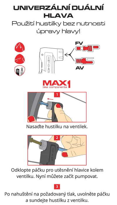 Hustilka MAX1 Blower nožní