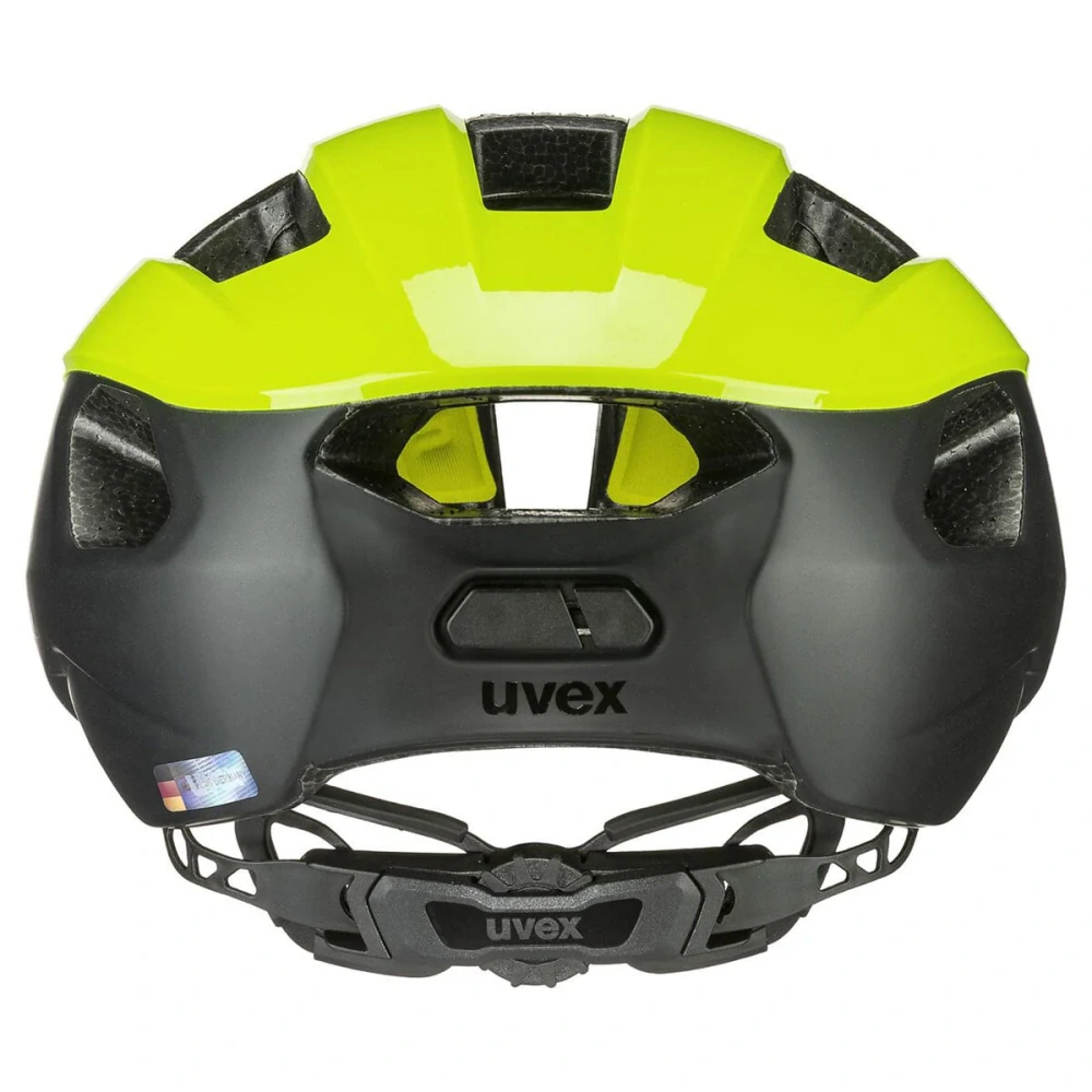 Přilba UVEX RISE CC NEON YELLOW-BLACK MAT 52-56cm