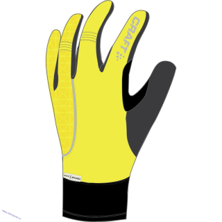 Cyklorukavice CRAFT Siberian 2 zateplené s membránou žluté vel. XL (11)