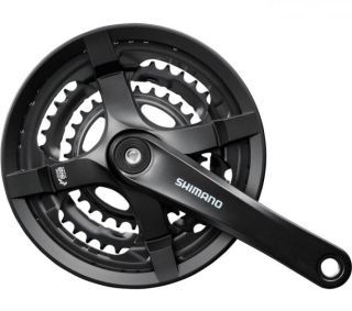 Kliky 3 SHIMANO Tourney FC-TY501 170mm/48-38-28z s krytem