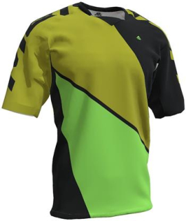 Dres pánský MERIDA GSG FREERIDE černo-zelený