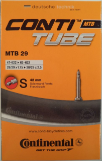 Duše 29" CONTINENTAL 47/62-622 FV42mm galuskový ventilek servisní balení 
