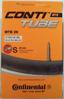 Duše 26" 47/62-559 Continental galuskový ventilek FV42mm