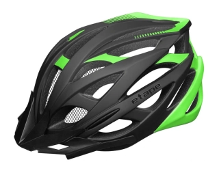 Přilba ETAPE MAGNUM černá/zelená mat (S/M 55-58 cm)