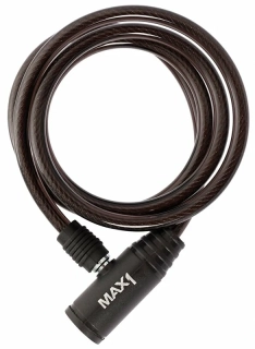 Zámek spirála MAX1 1500x8 mm černý