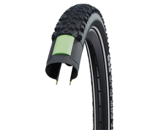Plášť 29" Schwalbe Smart Sam Plus 29x2.25/57-622 Addix DoubleDefense GreenGuard reflexní pruh