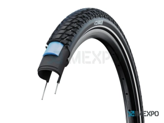 Plášť 28" Schwalbe Marathon Plus Tour 40-622 AddixGreen SmartGuard reflexní pruh